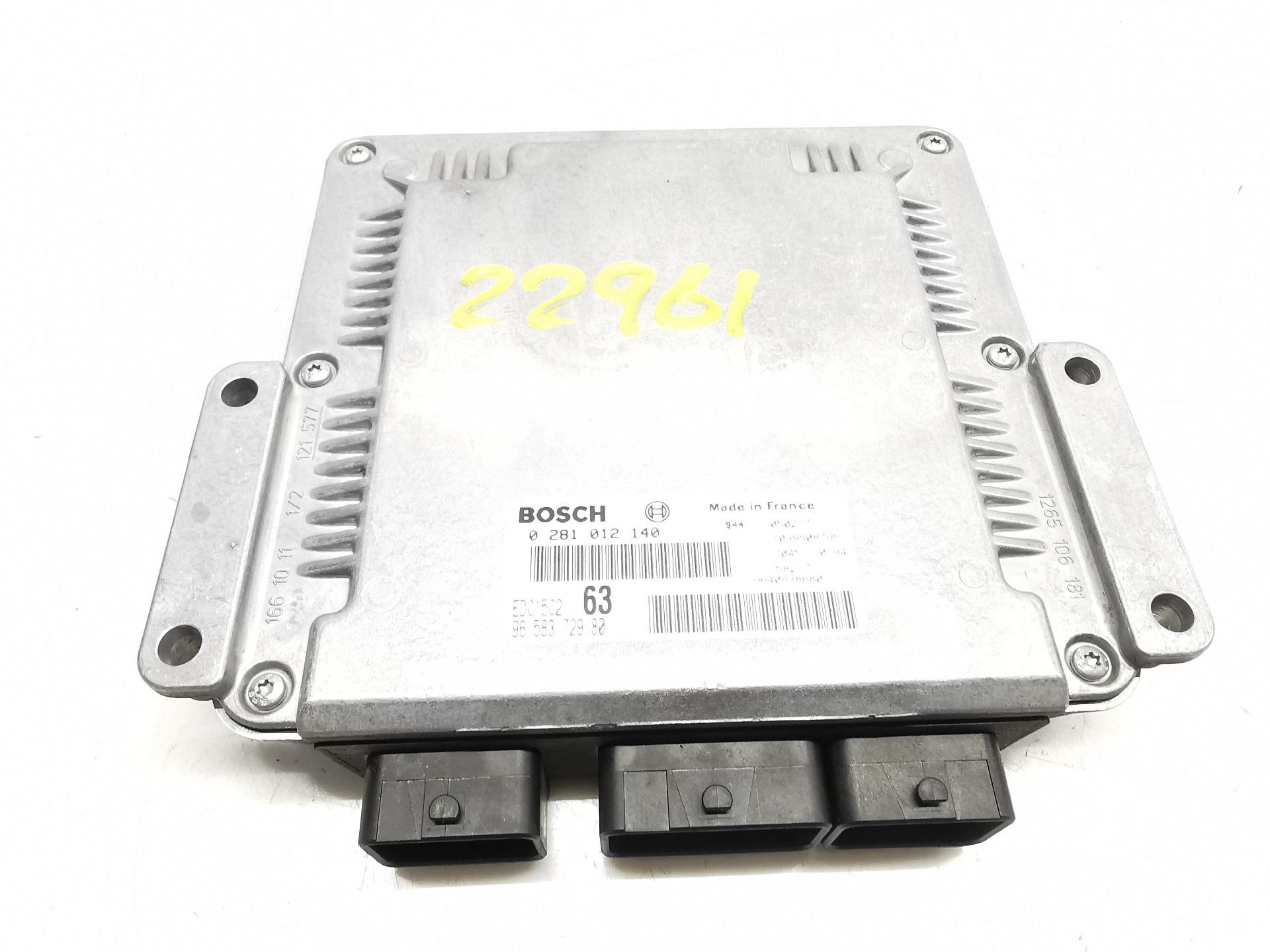 CENTRALITA MOTOR UCE PEUGEOT 307 SW (3H) 9658372980 / 0281012140 / EDC15C263 96583729800281012140EDC15C263 - Vista 2