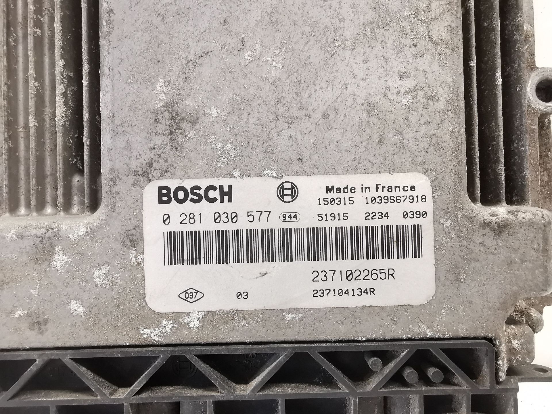 CENTRALITA MOTOR UCE RENAULT MASTER III Furgoneta (FV) 237102265R / 0281030577 237102265R0281030577 - Vista 2