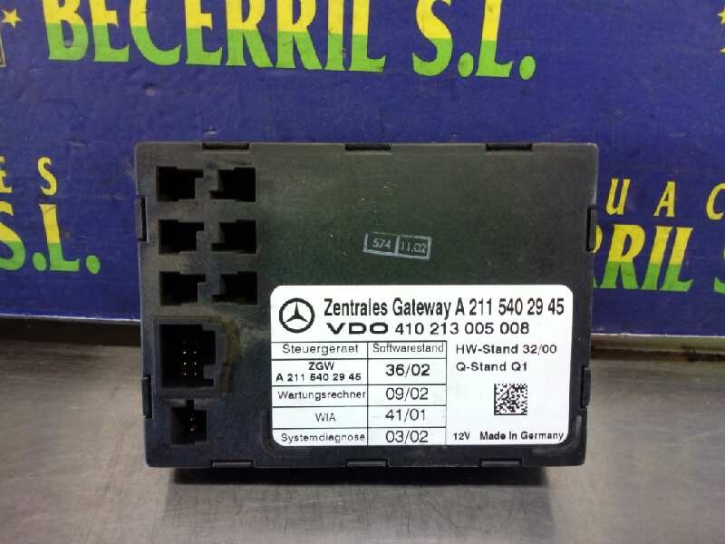 MÓDULO ELECTRÓNICO MERCEDES-BENZ CLASE E (W211) BERLINA A2115402945 / 410213005008 A2115402945410213005008