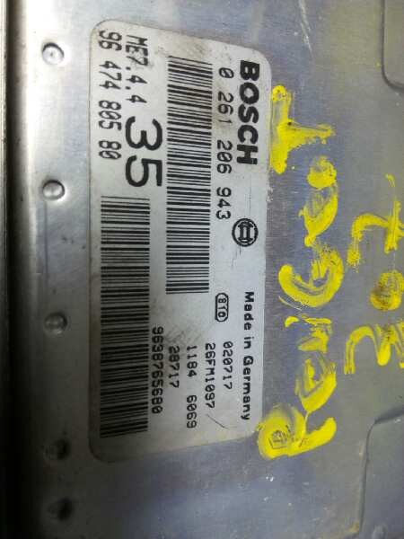 CENTRALITA MOTOR UCE PEUGEOT 307 (S1) 9647480580 / 9638765680 / 0261206943 964748058096387656800261206943 - Vista 3