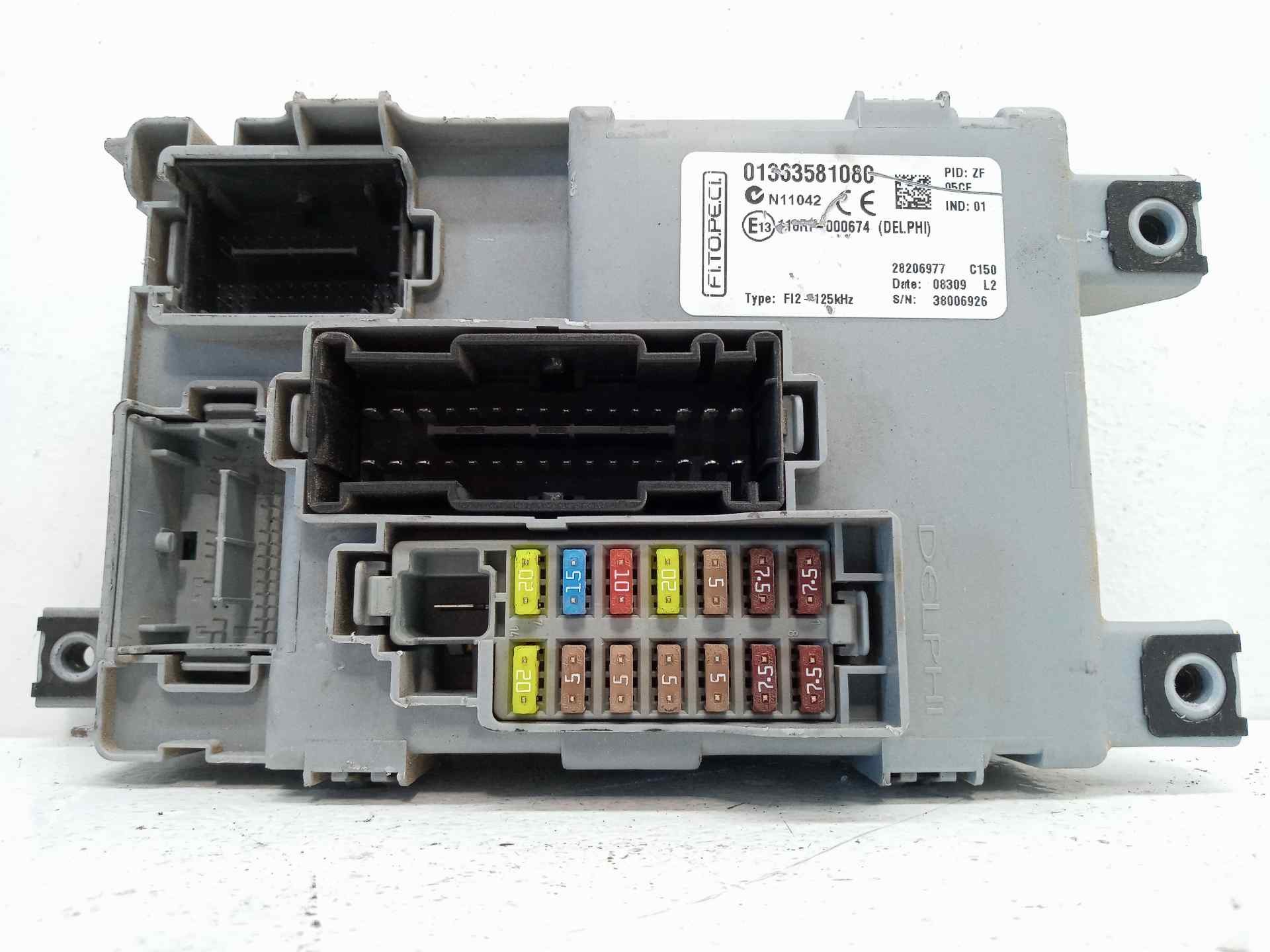 01363581080 RELAIS SICHERUNGSKASTEN MULTIFUNKTIONSRELAIS / 1870606 FÜR FIAT FIOR - Bild 1 von 9