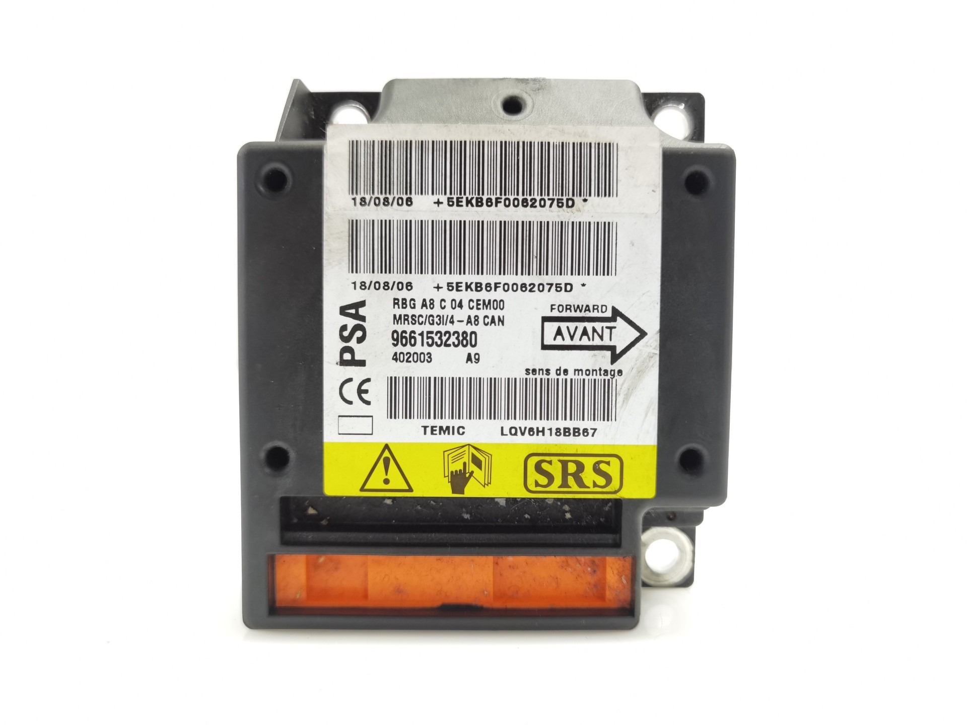 9661532380 BOITIER DE COMMANDE D´ / 402003A9 / 2153749 POUR CITROËN C3 ...