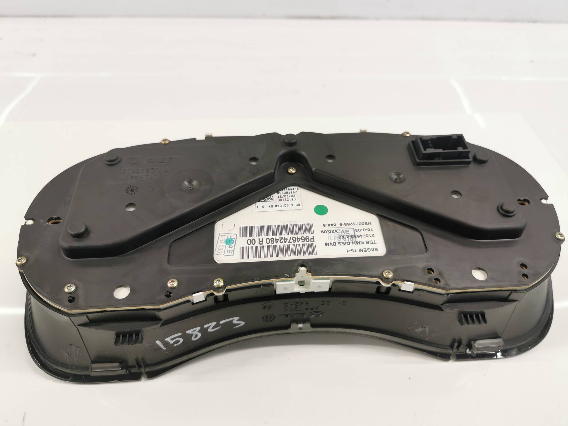 CUADRO INSTRUMENTOS PEUGEOT 307 BREAK / SW (S1) 9646742480 / 216746394 9646742480216746394 - Vista 2