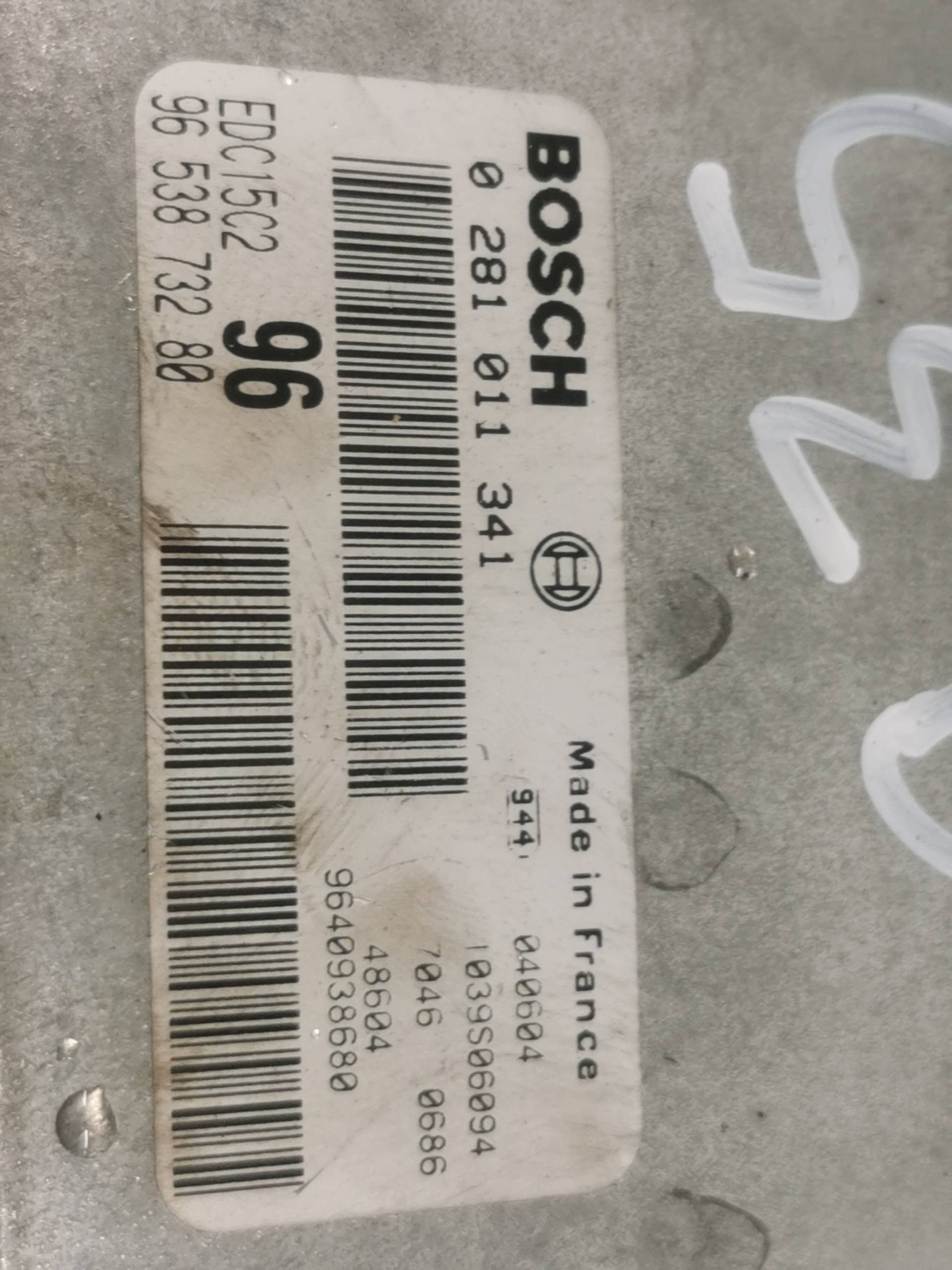 CENTRALITA MOTOR UCE PEUGEOT 307 BREAK / SW (S1) 9653873280 / 0281011341 96538732800281011341 - Vista 2