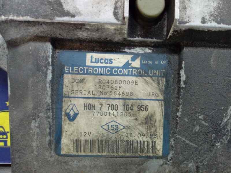 CENTRALITA MOTOR UCE RENAULT CLIO II FASE I (B/CBO) HOM7700104956 / 7700111205 HOM77001049567700111205 - Vista 2