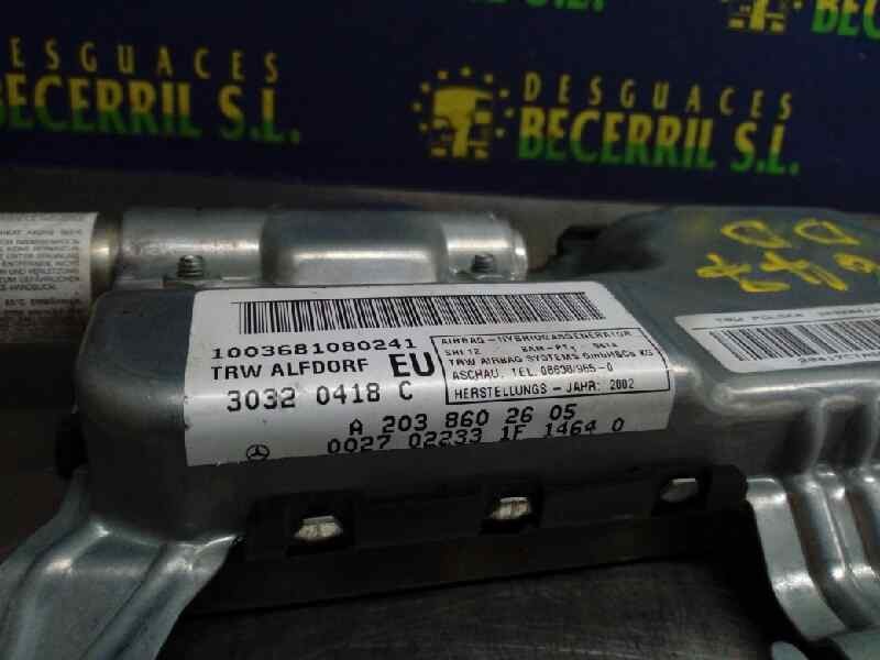 AIRBAG LATERAL DELANTERO DERECHO MERCEDES-BENZ CLASE C (W203) BERLINA A2038602605 / 1003681080241 / 0027022331F14640 A203860260510036810802410027022331F14640 - Vista 2