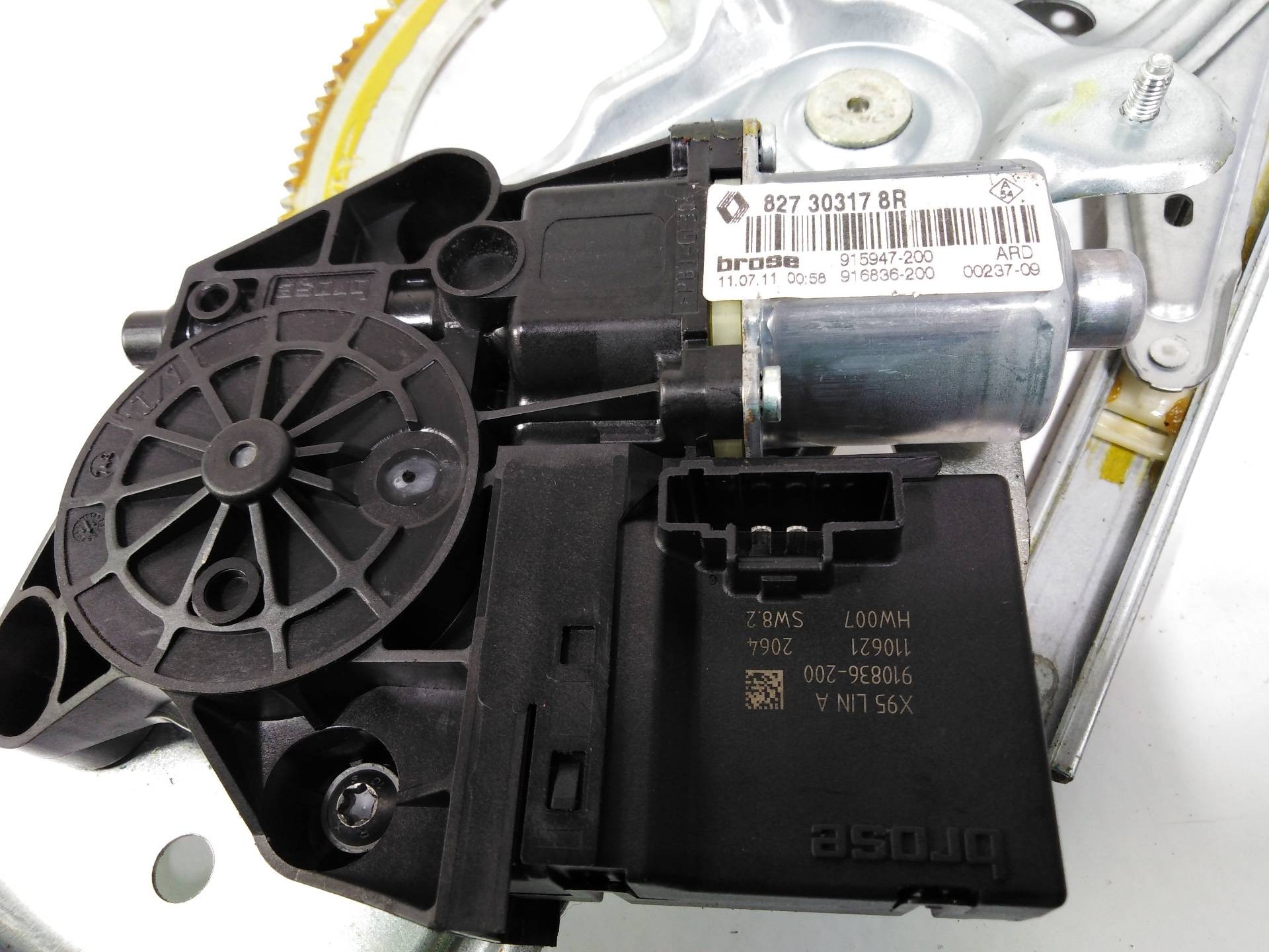 ELEVALUNAS TRASERO DERECHO RENAULT SCENIC III 827303178R / 915947200 827303178R915947200 - Vista 2