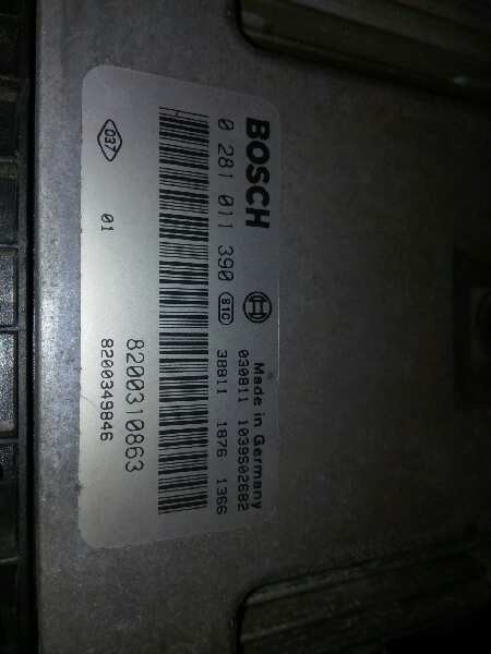 CENTRALITA MOTOR UCE RENAULT MEGANE II BERLINA 5P 8200310863 / 0281011390 82003108630281011390 - Vista 2