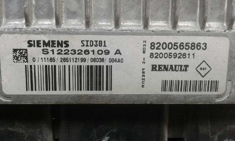 CENTRALITA MOTOR UCE RENAULT SCENIC II 8200565863 / S122326109A / 8200592611 8200565863S122326109A8200592611 - Vista 2