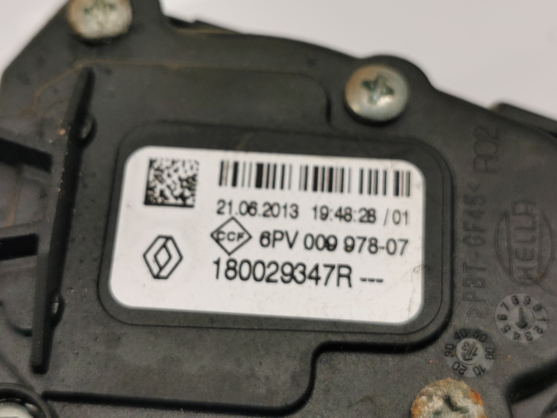 POTENCIÓMETRO PEDAL RENAULT CLIO IV 180029347R / 6PV00997807 180029347R6PV00997807 - Vista 2