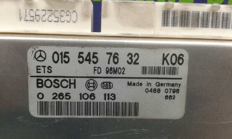 CENTRALITA CHECK CONTROL MERCEDES-BENZ CLASE E (W210) BERLINA DIESEL 0155457632 / 0265106113 01554576320265106113 - Vista 2
