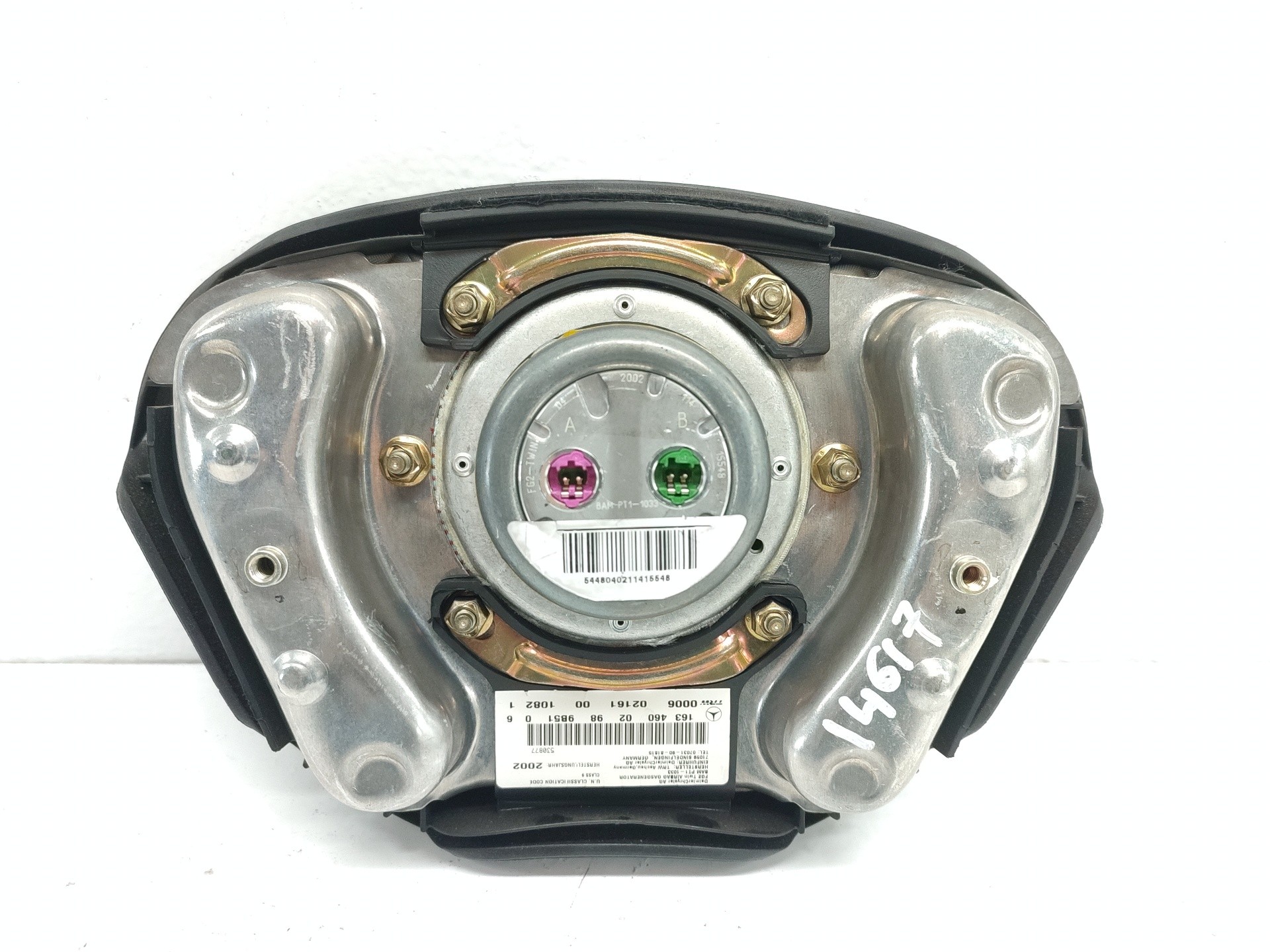 AIRBAG DELANTERO IZQUIERDO MERCEDES-BENZ CLASE M (W163) 1634600298 1634600298 - Vista 2