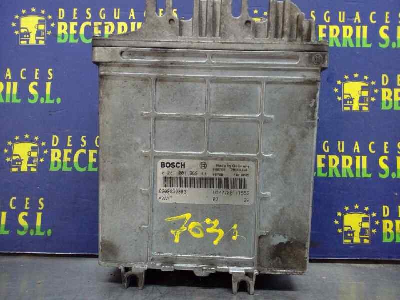 CENTRALITA MOTOR UCE RENAULT MEGANE I FASE 2 BERLINA (BA0) 8200059883 / HOM7700111552 / 0281001969 8200059883HOM77001115520281001969