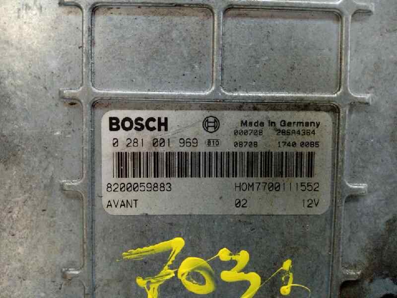 CENTRALITA MOTOR UCE RENAULT MEGANE I FASE 2 BERLINA (BA0) 8200059883 / HOM7700111552 / 0281001969 8200059883HOM77001115520281001969 - Vista 2
