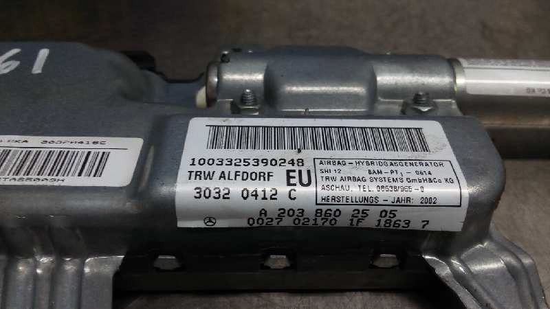 AIRBAG LATERAL IZQUIERDO MERCEDES-BENZ CLASE C (W203) BERLINA A2038602505 / 1003325390248 / 30320412C A2038602505100332539024830320412C - Vista 3