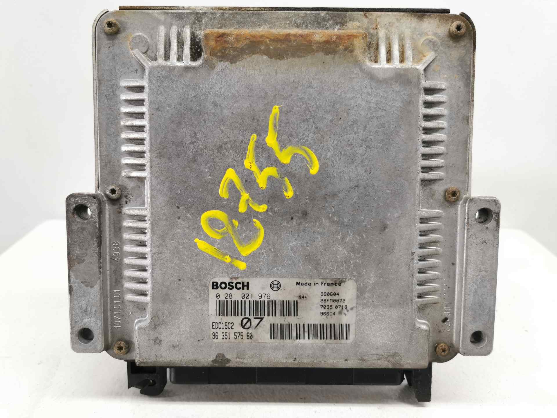 CENTRALITA MOTOR UCE CITROËN XSARA COUPE 9635157580 / EDC15C207 / 0281001976 9635157580EDC15C2070281001976