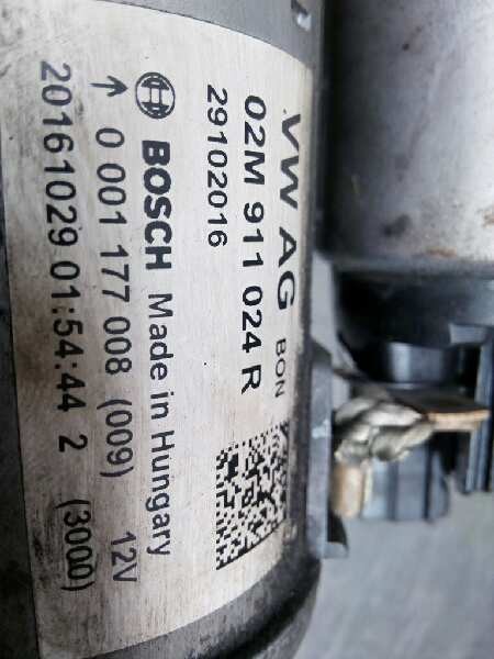 MOTOR ARRANQUE SEAT IBIZA SC (6P5) 02M911024R / 0001177009 / 0001177008 02M911024R00011770090001177008 - Vista 3