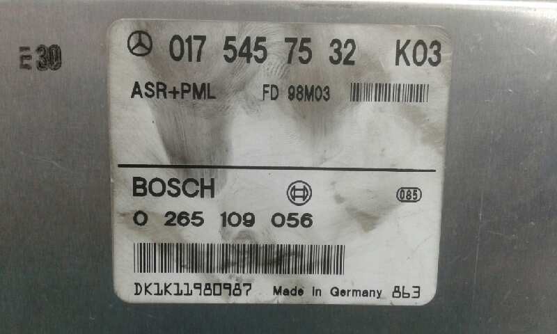 CENTRALITA ASR MERCEDES-BENZ CLASE E (W210) BERLINA DIESEL 0175457532 / K03 / 0265109056 0175457532K030265109056 - Vista 2