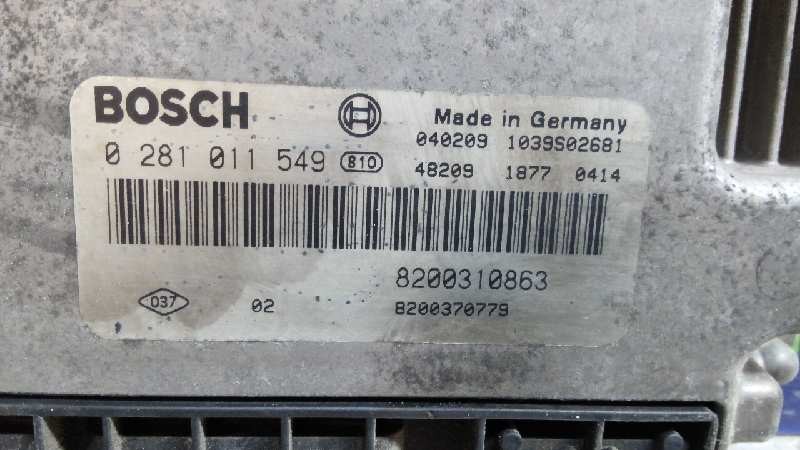 CENTRALITA MOTOR UCE CITROËN XSARA PICASSO 8200310863 / 0281011549 82003108630281011549 - Vista 2