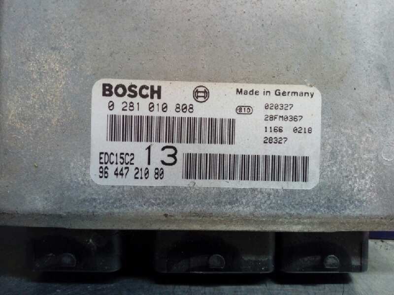 CENTRALITA MOTOR UCE CITROËN C5 BERLINA 9644721080 / 0281010808 96447210800281010808 - Vista 2
