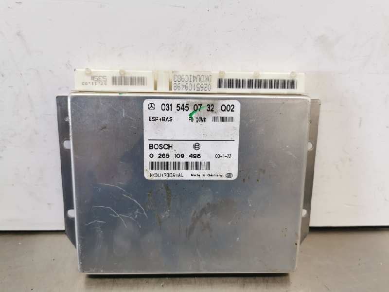 CENTRALITA ESP MERCEDES-BENZ CLASE E (W210) BERLINA DIESEL 0315450732 / 0265109498 03154507320265109498