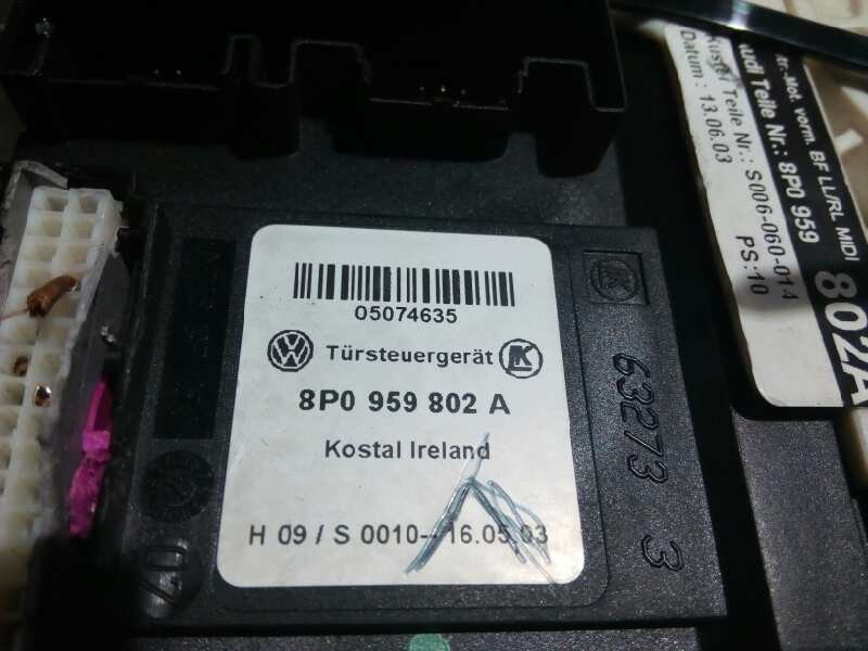 MOTOR ELEVALUNAS DELANTERO DERECHO AUDI A3 (8P) 8P0959802A 8P0959802A - Vista 3