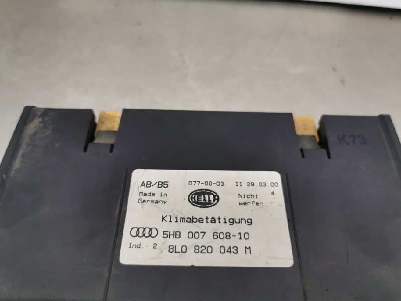 MANDO CALEFACCIÓN / AIRE ACONDICIONADO AUDI A3 (8L) 8L0820043M / 5HB007608 8L0820043M5HB007608 - Vista 2